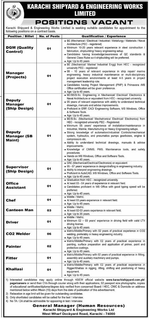 KSEW Jobs 2026