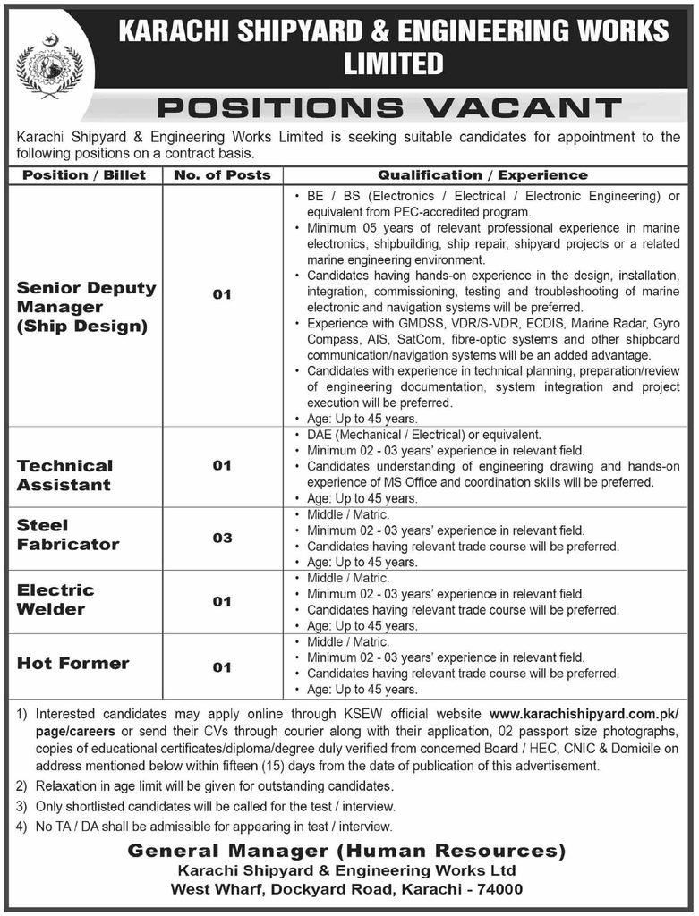 KSEW Engineering & Technical Jobs