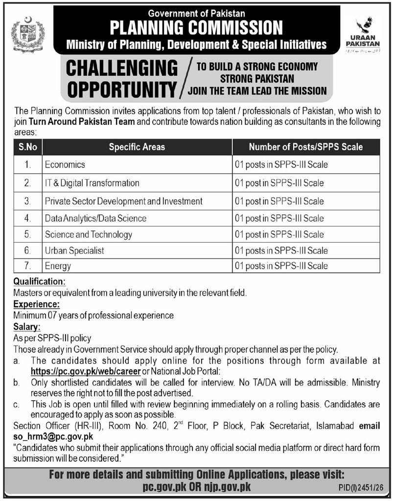 Planning Commission Consultant Jobs