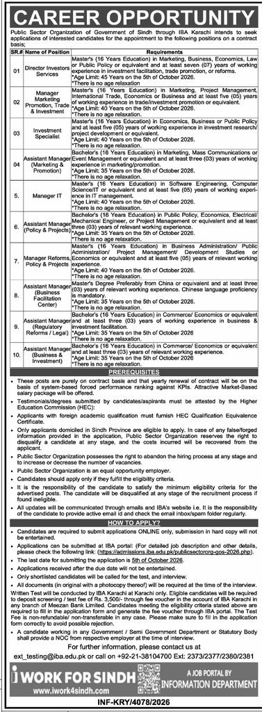 Public Sector Organization Jobs