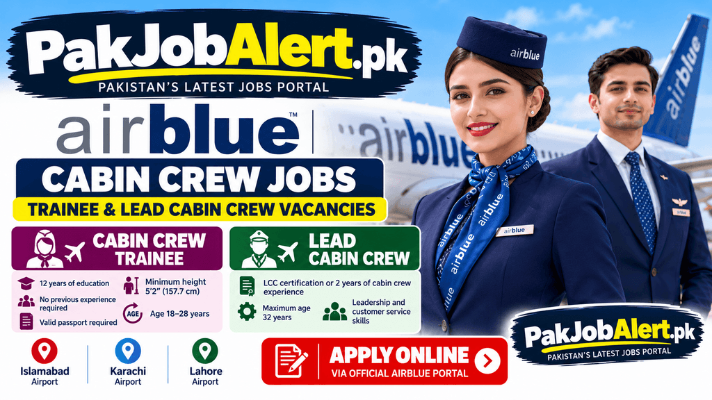 Airblue Cabin Crew Jobs