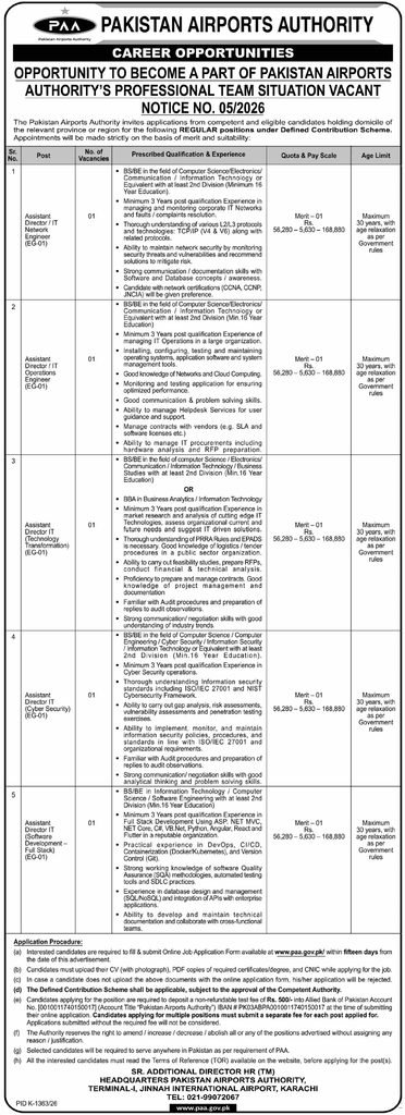 PAA Assistant Director IT Jobs